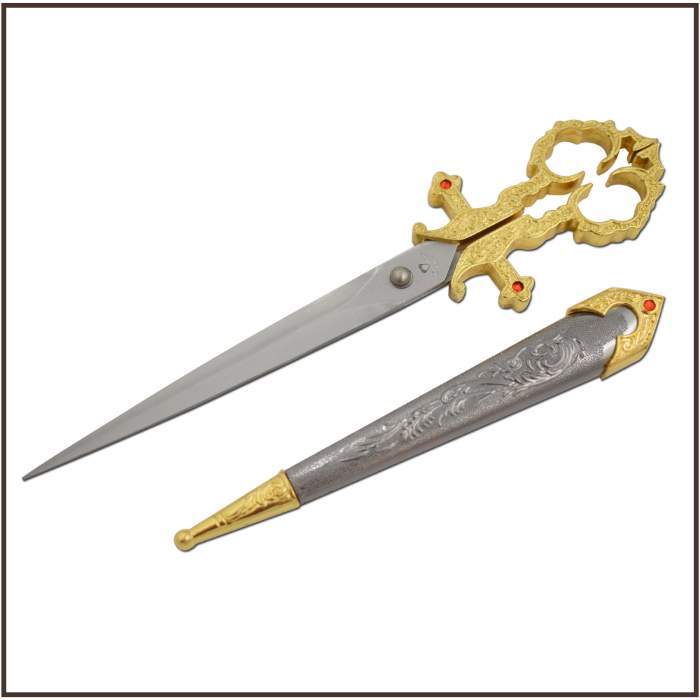 Snake Eye Tactical Renaissance Scissors Bodice DAGGER Dirk Knife.