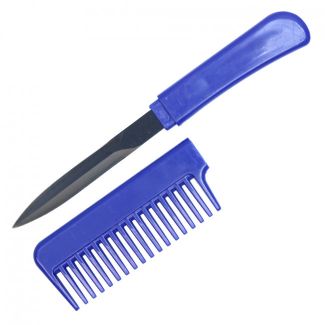 6.5'' Blue Comb KNIFE