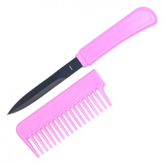 6.5'' Pink Comb Knife