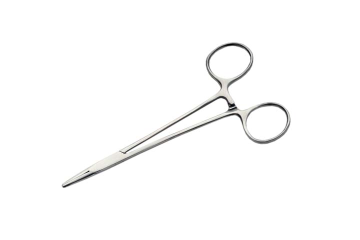 5'' Hemostats Stainless Steel Straight (12pc Per Pack )