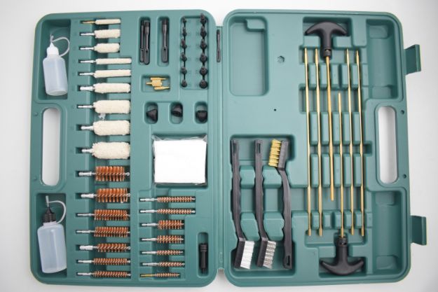 Snake Eye UNIVERSAL Gun Cleaning Kit with Carrying Case, 58 PCS