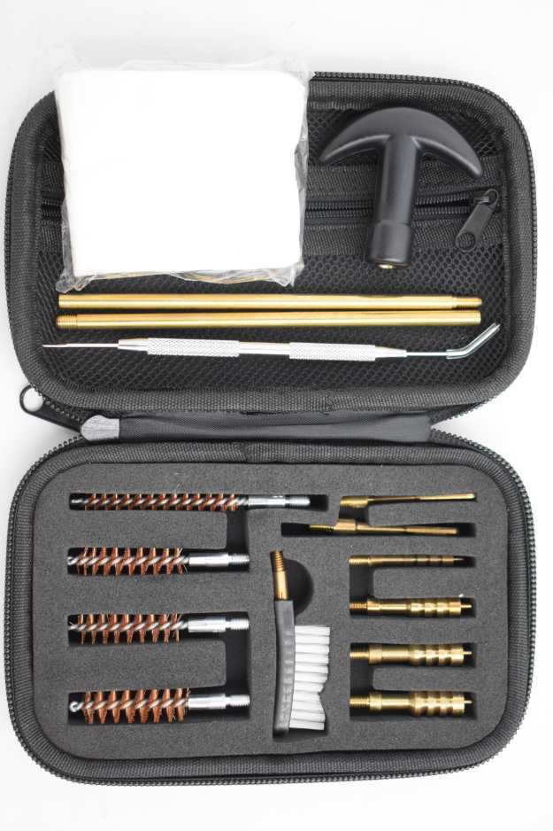 Snake Eye UNIVERSAL Gun Cleaning Kit with Carrying Case