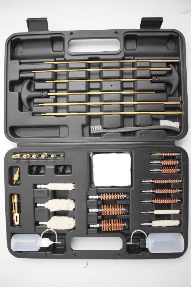 Snake Eye UNIVERSAL Gun Cleaning Kit,100% Safe Brass Tips