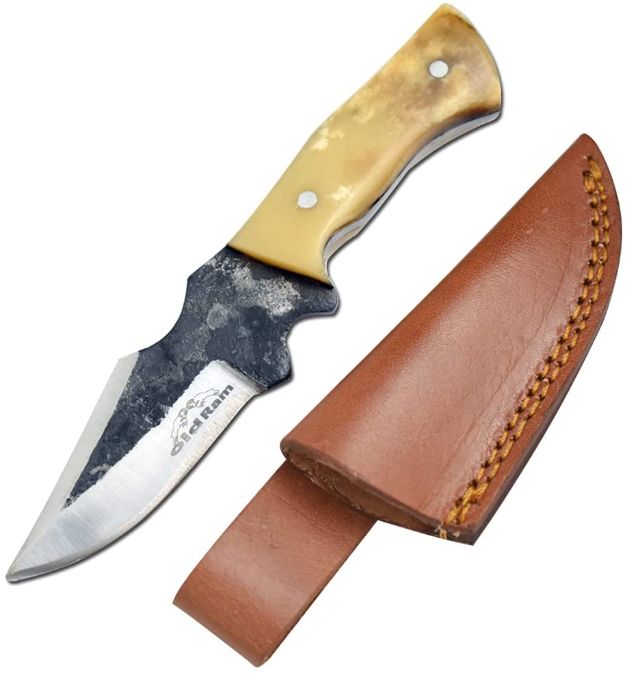 Old Ram Fix Blade Full Tang Hunting KNIFE Wood Handle High Carbon