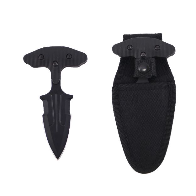 Snake Eye Tactical Push Dagger 4.25'' Overall with Nylon Case