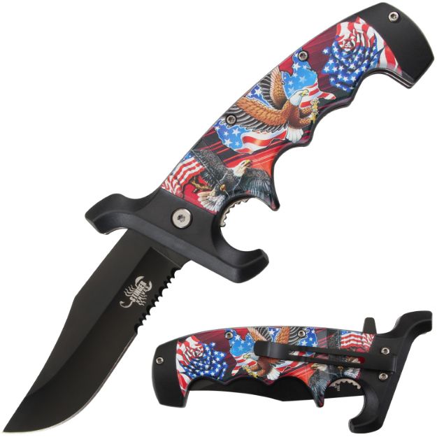 Snake Eye Tactical SE-5251USA Spring Assist KNIFE