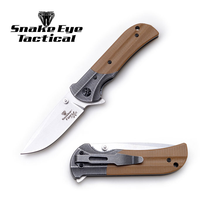 Snake Eye Xtreme Ball Bearing Pivot Folding Knife 4.5'' Closed