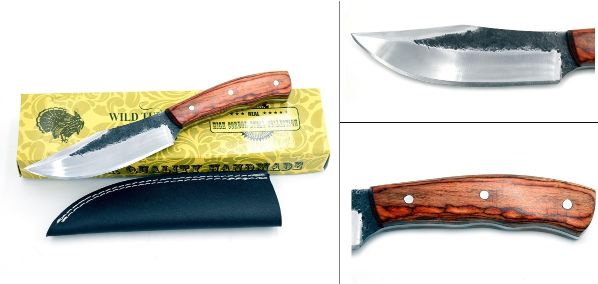 Wild Turkey Handmade Collection Full Tang High Carbon Steel Fixed