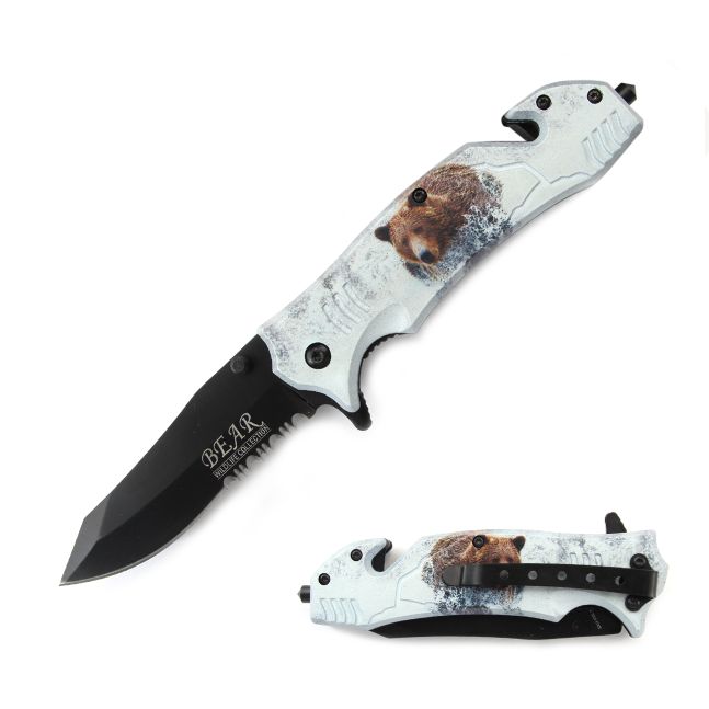 Snake Eye Tactical WildLife Collection Spring Assist Knife 4.75