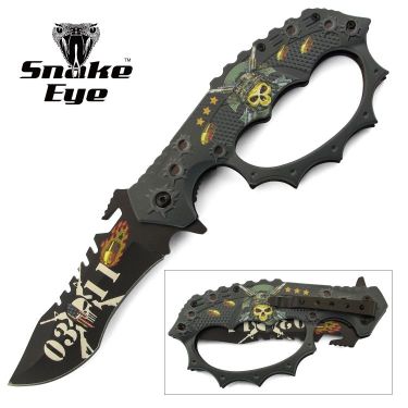 Snake Eye Tactical Spring Assist Fantasy Knuckle Knife