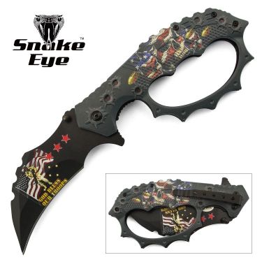 Snake Eye Tactical Spring Assist Fantasy Knuckle Knife