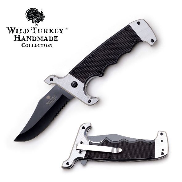 WILD TURKEY SPRING ASSISTED KNIFE 5.75'' CLOSED