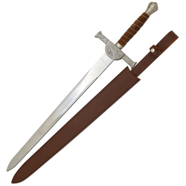 Medieval Warrior Scottish MacLeod Clan Broad Sword 42''
