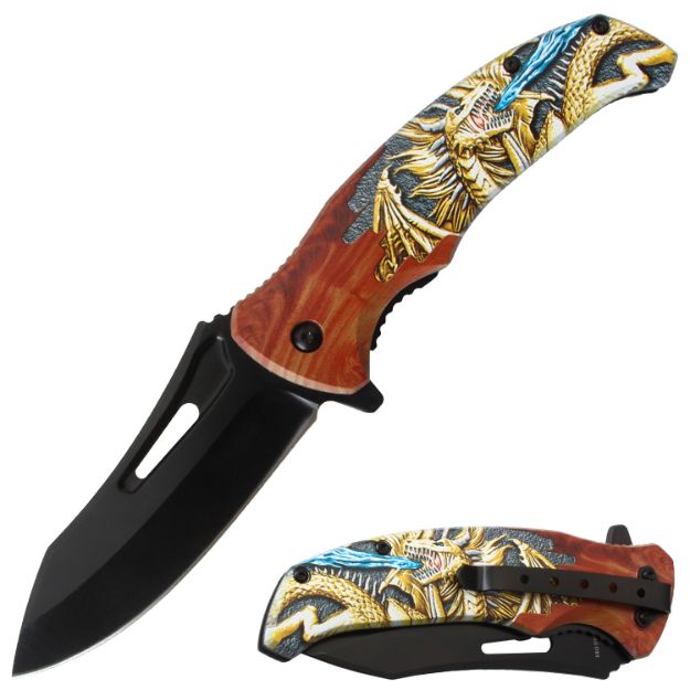 Snake Eye Tactical Spring Assist KNIFE Collection 4.75'' Closed