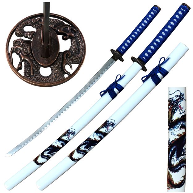 Samurai Katana with Samurai Design Scabbard 40'' Overall