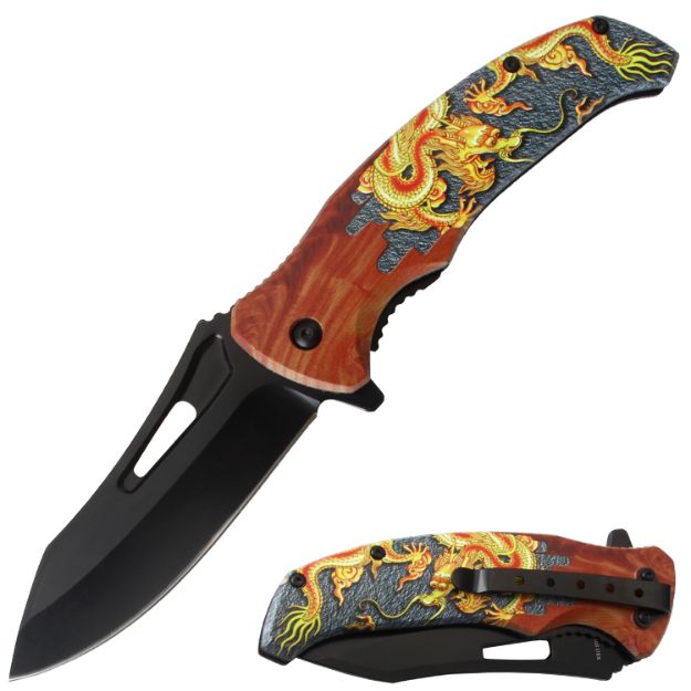 Snake Eye Tactical Spring Assist KNIFE Collection 4.75'' Closed
