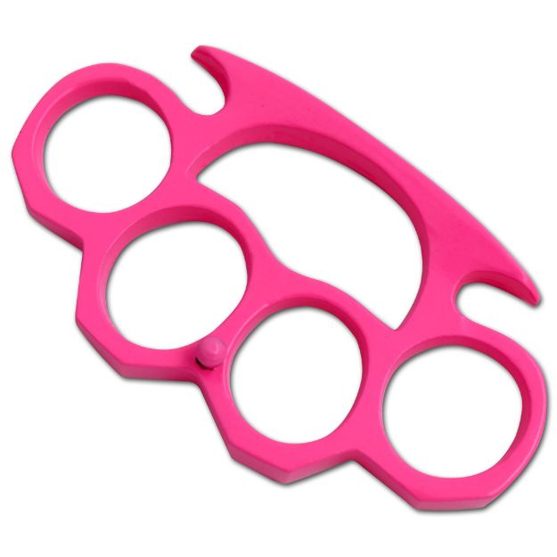 Pink Color Flat Edge 4'' Buckle & Paperweight