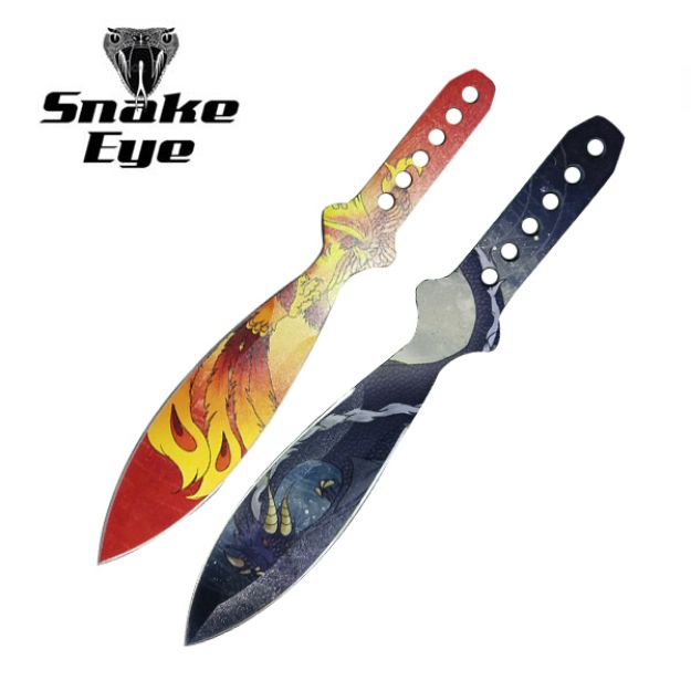 Snake Eye Tactical Throwing KNIFE set Comes with Sheath