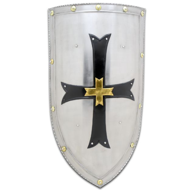 Medieval Warrior Functional Medieval Knight Crusader Cross Shield