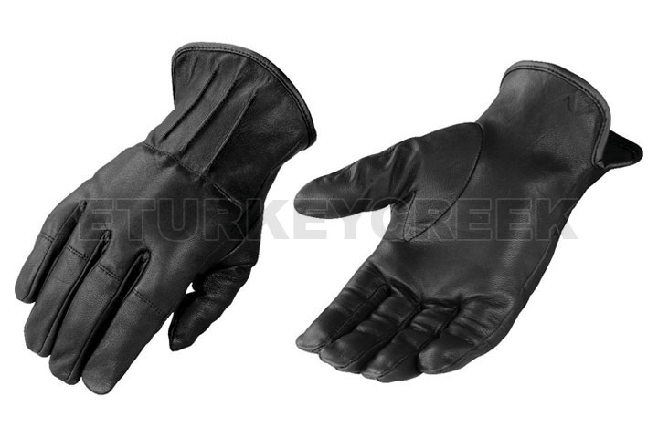 Steel Shot Leather Tactical Sap Gloves Full Finger Medium