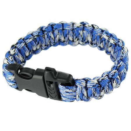 King Cobra Paracord BRACELET Rebel Blue