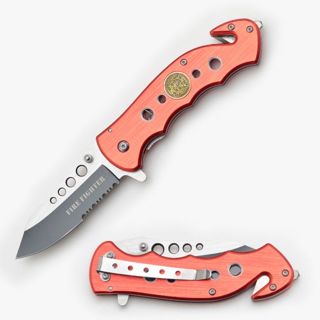 Fire Fighter Emergency Rescue Folder Assist Knife