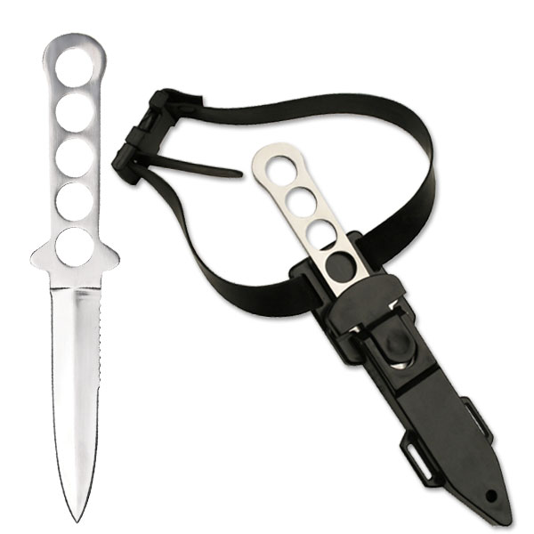 Double Edge Diving Knife 9'' Overall