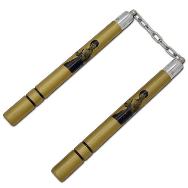 12'' GOLD Round  Nunchakus