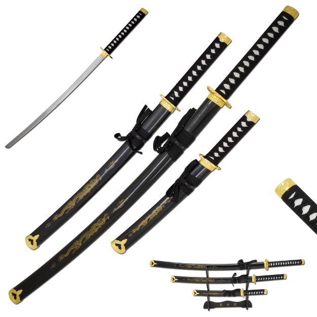 Snake Eye Warrior Samurai Sword Set