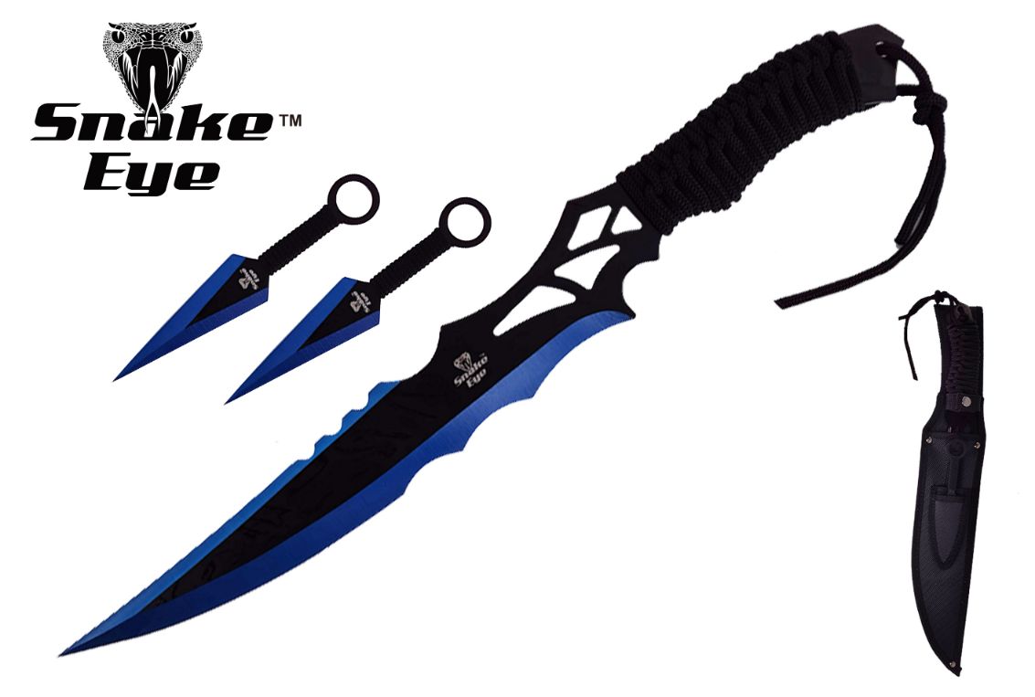 Snake Eye Tactical Ninja-Sword Comes With THROWING KNIFE