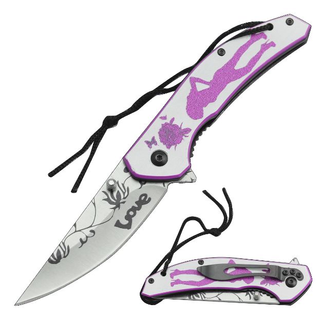 Snake Eye Tactical Spring Assisted Ladies Knife Collection