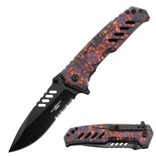Snake Eye Tactical Heavy Duty Spring Assist KNIFE 4.5'' Closed