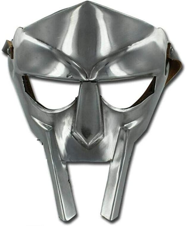 Medieval Warrior Gladiator Costume Mask 18g Re-Enactment