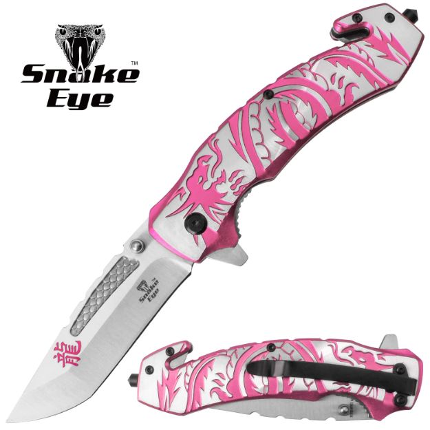 SnakE EyE TaCtiCal REsCuE StylE Spring Assist KnifE SE-5255-PK