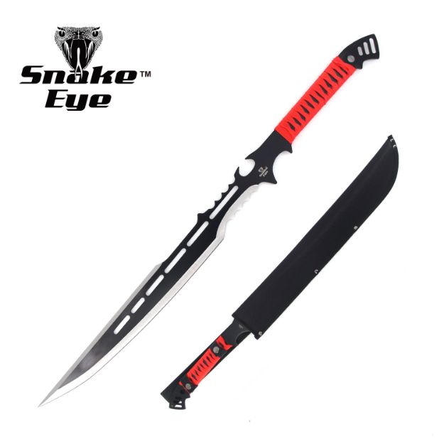 Snake Eye Tactical Zombie Machete 28'' Overall With Carrying Case