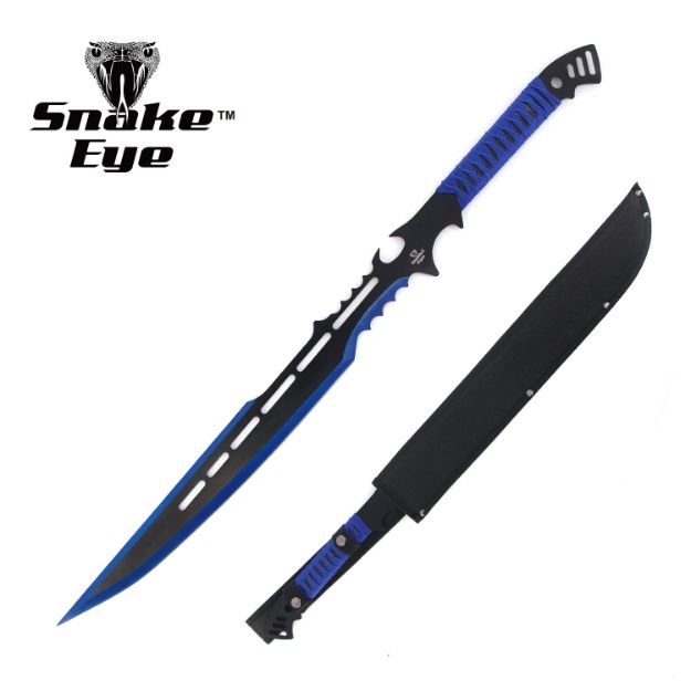 Snake Eye Tactical Zombie Machete 28'' Overall With Carrying Case