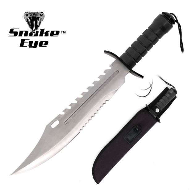 Snake Eye Fixed Blade Survival Hunting Knife Overall 16.5''