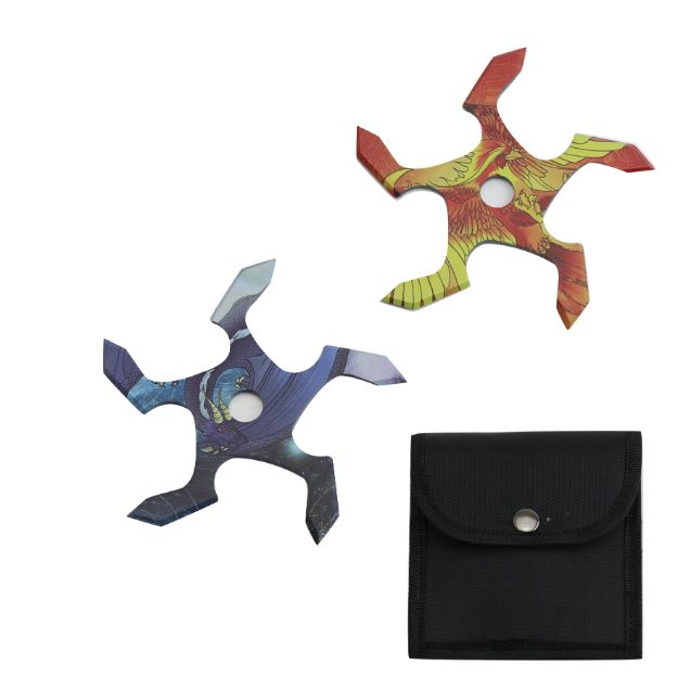SnAkE EyE TActicAl 2pc Throwing STAR SEt