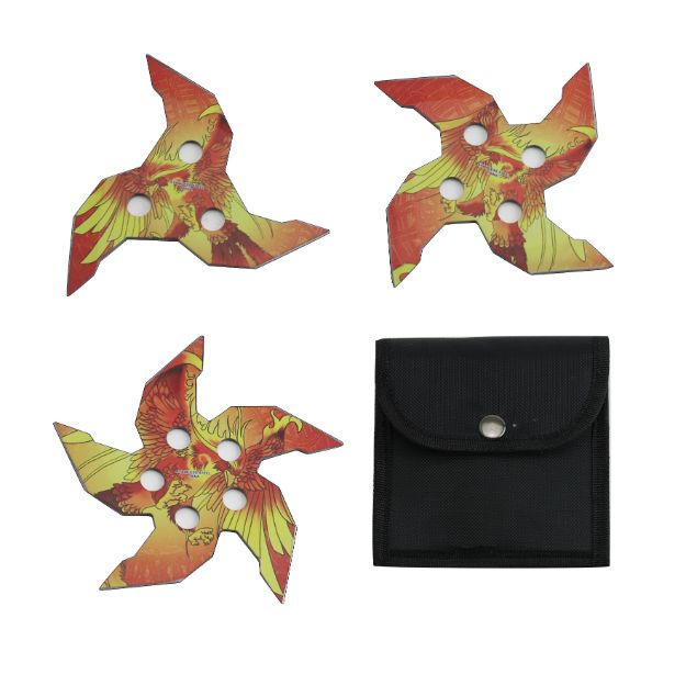 Snake Eye Tactical 3pc Throwing Star Set