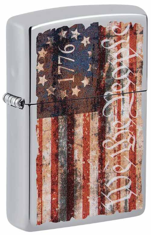 Zippo 1776 Americana Design Flag LIGHTER