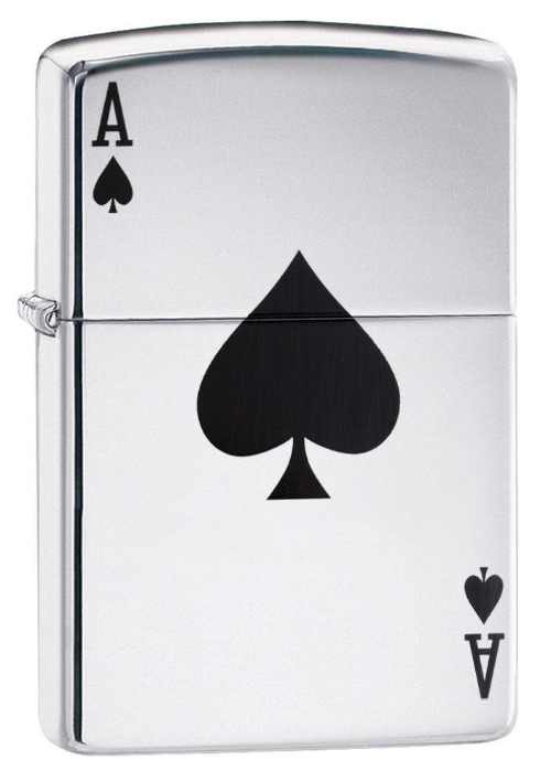 Zippo Simple Spade Design LIGHTER