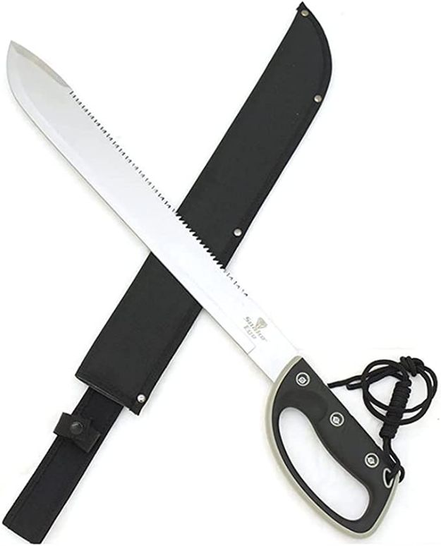 Machete ABS handle with stainless steel saw blade