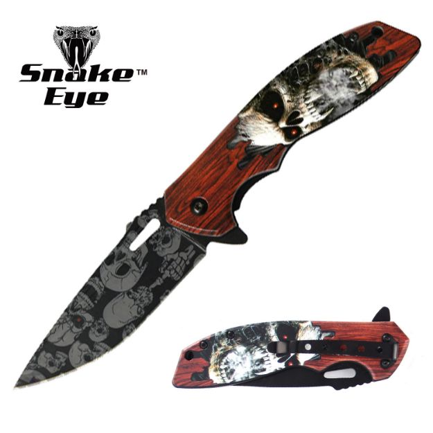 Snake Eye Tactical Spring Assist KNIFE Collection 4.75''