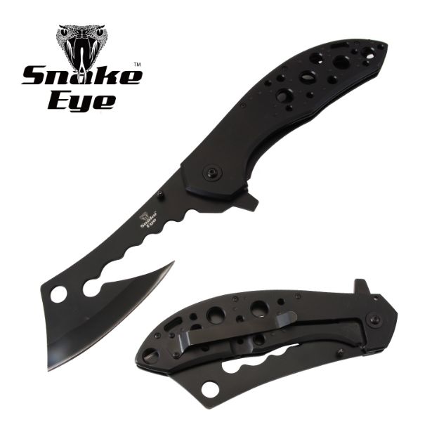 Snake Eye Tactical JUMBO Cleaver Spring Assist Knife