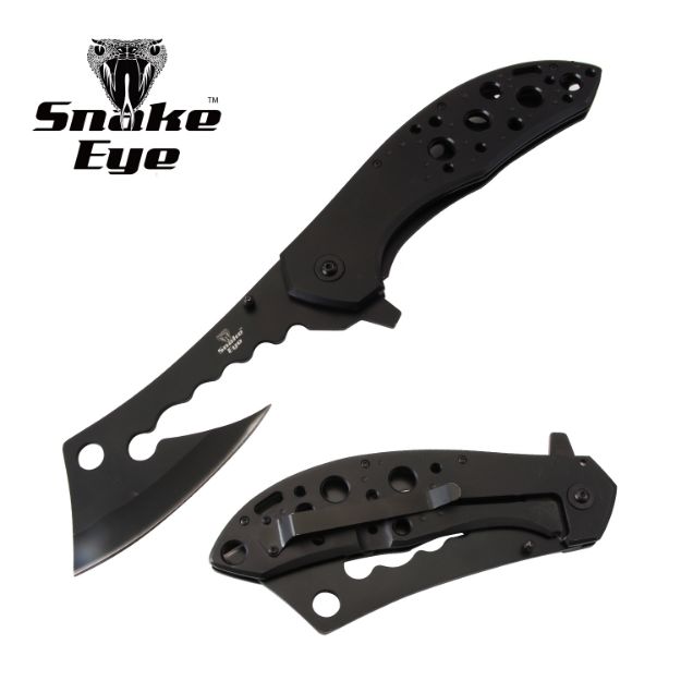 Snake Eye Tactical Jumbo Cleaver Spring Assist Knife