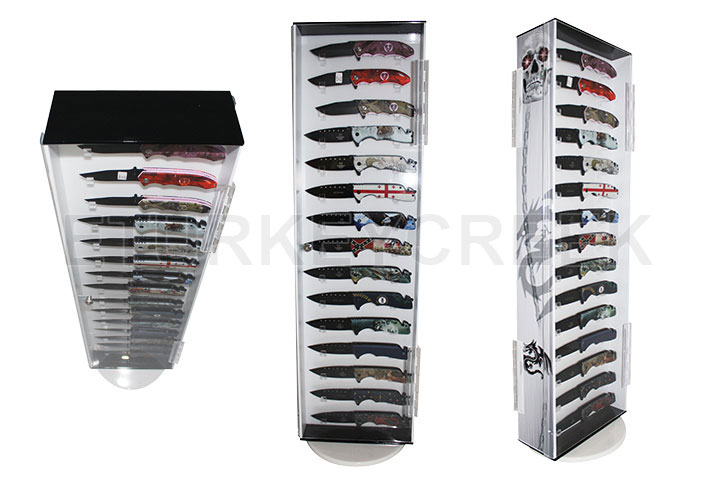 30 PC Countertop KNIFE Display Knives included