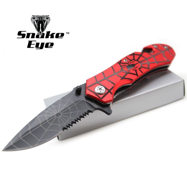 Snake eye Tactical Spring Assist Knife Collection 4.5'' Closed