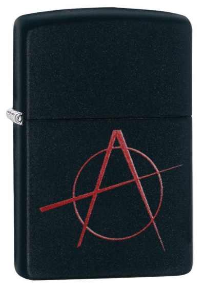 Zippo Anarchy Symbol LIGHTER