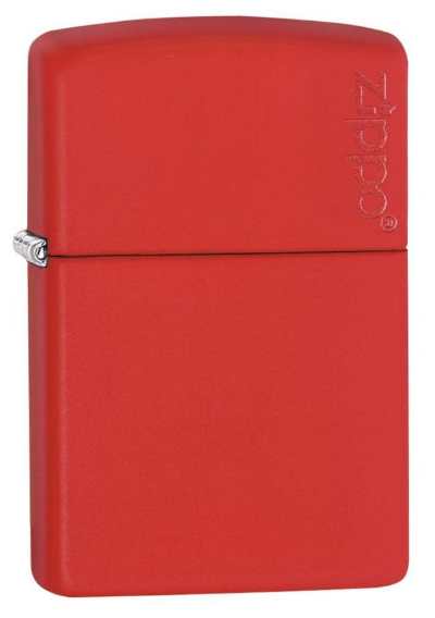 Zippo Classic Red Matte Zippo Logo LIGHTER