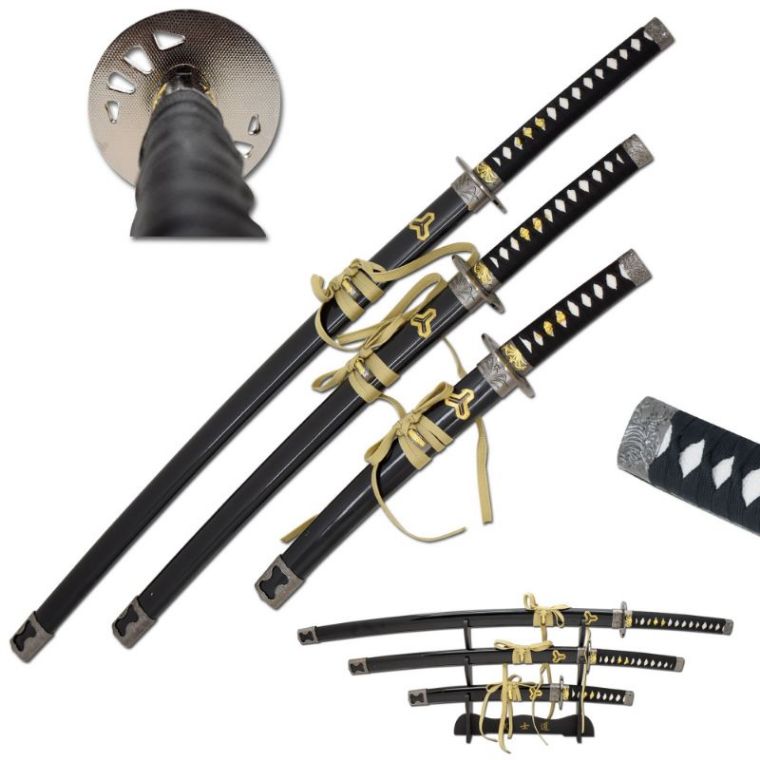 Snake Eye Warrior Samurai Sword Set